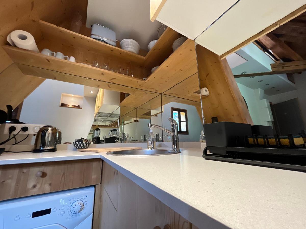 Apartamento Un Nid Sous Les Toits Saint-Gervais-les-Bains Exterior foto